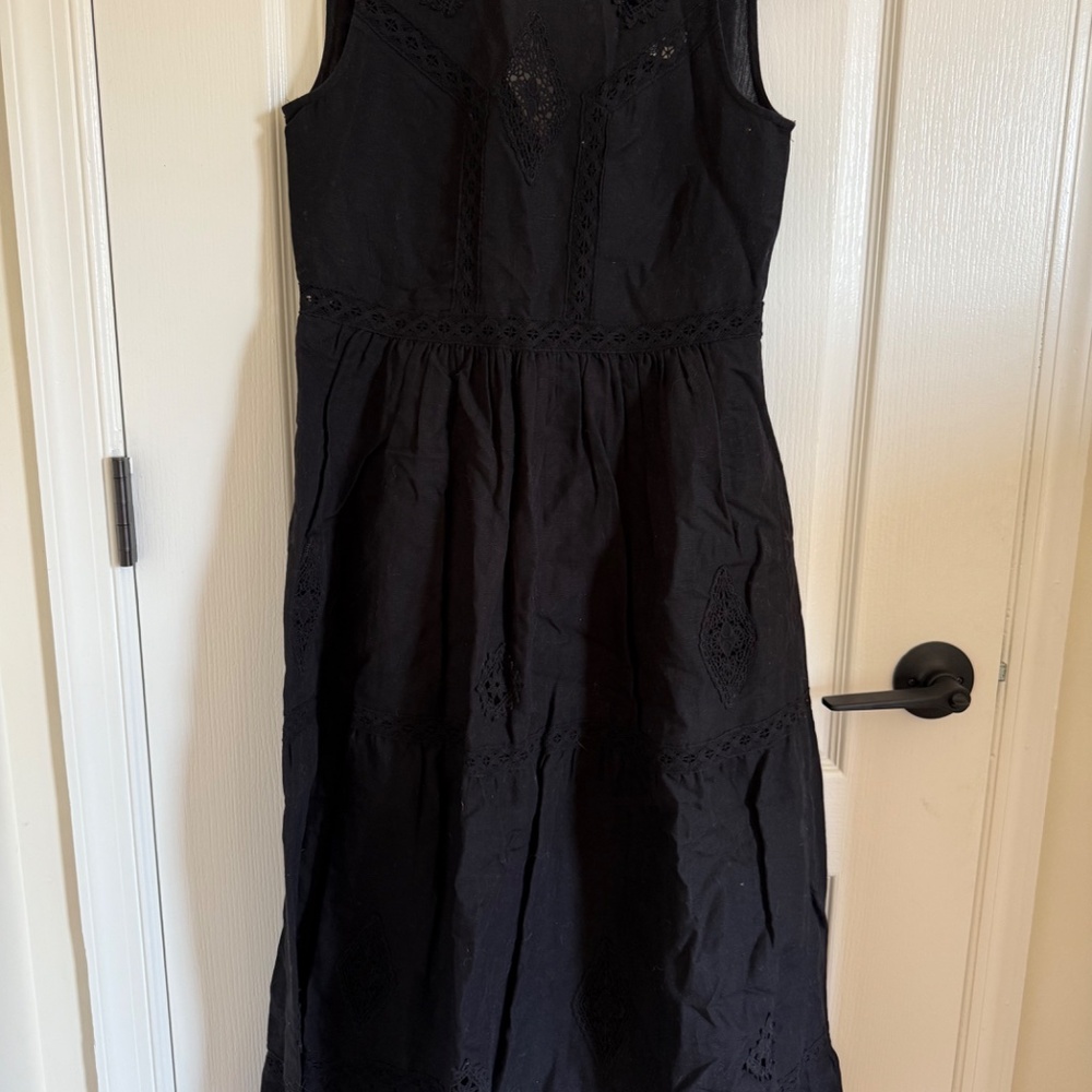 Sezane Zarri Dress Black - Size 2 - Picture 3 of 11
